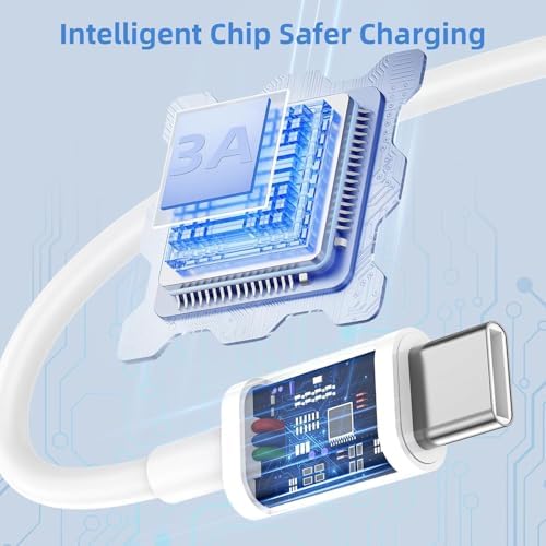 Ultimate 20 W Fast Charging Solution: Apple Certified 6 ft USB-C to Lightning Cable with High-Speed Charger Block – Ideal for i Phone 14 Pro Max, 13 Plus, 12 Mini, 11 & i Pad – Convenient 2-Pack for Home and On-the-Go Use