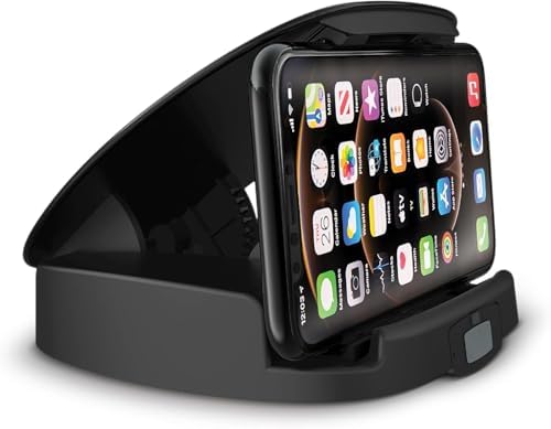 Experience Seamless Charging with the Car and Driver Dash Mate 15 W Wireless Smartphone Charger – Features Integrated Cooling Fan, Mag Safe Compatibility, and Swiveling Base for Effortless Navigation in Your Vehicle – Perfect Automotive Phone Holder for Fast Charging and Enhanced Convenience
