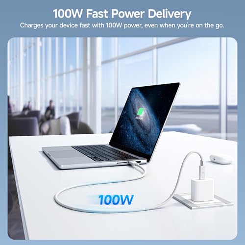 Experience Unmatched Performance with Cable Matters USB-IF Certified 10 Gbps Gen 2 USB C to USB C Cable – 3.3 ft, Supports 4 K@60 Hz Video, 100 W Fast Charging, and High-Speed Data Transfer for Seamless Connectivity and Enhanced Compatibility