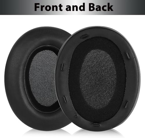 Upgrade Your Sony WH-XB910 N Headphones with Premium Memory Foam Earpads – Noise-Canceling Cushions Featuring Secure Buckle Design for Ultimate Comfort and Sound Isolation in Black – Perfect Replacement for Wired & Wireless Audio Enjoyment