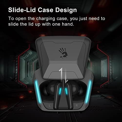 Elevate Your Audio Experience with Bloody M30 TWS True Wireless Earbuds – Bluetooth 5.0, 22-Hour Playtime, Low Latency for Gaming, Deep Bass Hybrid Diaphragm, IPX4 Waterproof Design, Lightweight Mini Charging Case – Perfect for Active Lifestyles and Seamless Connectivity