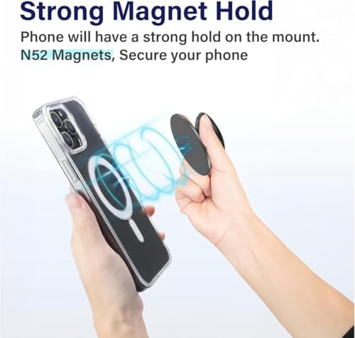 Universal Cell Phone Stand Compatible with for Phone Grip Holder, 360° Rotation-Transparent Magnetic Sparkling Starlight Drops colloidal Powder (Lilac) – Enhanced Compatibility and Speed