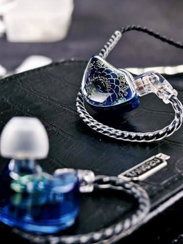 CCZ Melody Wired In-Ear Monitors with Detachable Cable – Superior Hi-Fi Bass Earbuds for Musicians and Singers, Featuring Dual-Driver Technology and Built-in Microphone, Stylish Green Finish for Stage and Studio Excellence