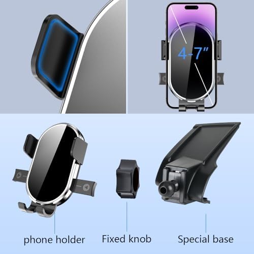 Premium Dashboard Phone Holder for 2009-2012 Ram 1500 & 2010-2012 Ram 2500/3500 – Enhanced Mobile Device Stability and Interior Style for Safe Navigation and Hands-Free Calling – Ultimate Vehicle Accessory for Modern Drivers