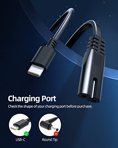 Efficient 65 W USB-C Laptop Charger for Lenovo Models – UL Listed Safety with Rapid Charging Technology, Compatible with ADLX65 Series and More – 30-Day Return Policy and 12-Month Guarantee Included