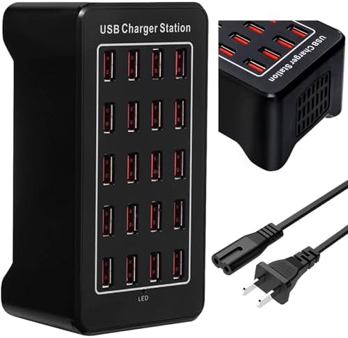 Ultimate 30-Port USB Charging Station – 150 W Smart Hub for Fast, Efficient Charging of Multiple Devices – Compatible with i Phone, Samsung, Google Pixel, Tablets & More – Desktop Power Adapter with Safety Features for Home & Office Use