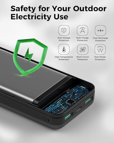 Ultra High-Capacity 40000 m Ah Portable Power Bank with PD 30 W & QC 4.0 Fast Charging – Versatile USB-C & USB-A Outputs, Dual Input Ports, Sleek Pink Design for i Phone 15, 14, 13 & More – Perfect for Travel and Daily Use