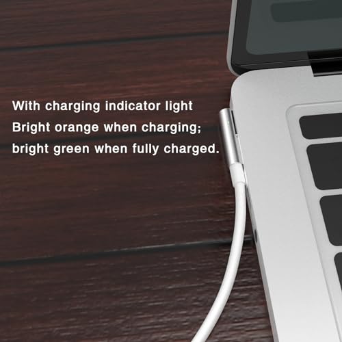 AJJ Magnetic USB C Charging Cable for Mac Book Air & Pro (2006-2012) – 60 W Fast Charge, L-Tip Connector for Seamless Connectivity, Durable Tangle-Free Design for Professionals on the Go