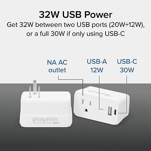 Ultimate 32 W USB-C Fast Charging Block – Versatile Portable Wall Charger with Dual USB Ports for i Phone 15/16, Tablets & More – Ideal Travel Power Outlet with Universal Compatibility and High-Speed Performance