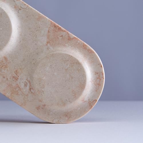 Elevate Your Charging Experience with the Einova Dual Classic Stone – Luxurious Wireless Charging Pad in Genuine Black Marquina Marble, Handcrafted in Italy, Featuring a 6 ft Integrated USB-C Cable for Fast Charging of Smartphones, Wireless Earbuds, and Smartwatches – Unmatched Aesthetics and Broad Compatibility for Qi-Enabled Devices