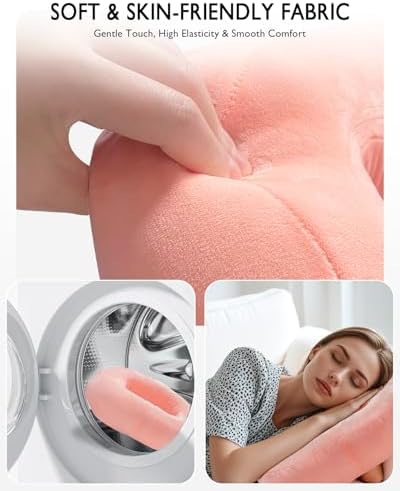 Ultimate Comfort Tablet Pillow Stand: Versatile 360° Rotating Holder Compatible with 5″-12.9″ Devices – Soft Plush Fabric, Detachable Snack Bowl, Ideal for Reading & Relaxation in Bed – Perfect for Kindle, i Pad, Samsung & More