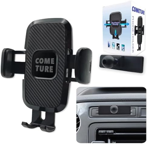 COMETURE Volkswagen Tiguan Phone Holder Mount (2009-2017) – Adjustable Car Cradle for Seamless Navigation and Enhanced Driving Safety with 360-Degree Rotation and Tool-Free Installation