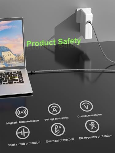 Turbocharge Your Mac Book and i Pad Pro with the 140 W USB-C Fast Charging Adapter – Universal Compatibility for All Mac Book Pro (16, 14, 15, 13″) and Air (15, 13″) Models (2020-2025) Featuring M1, M2, M3, M4 Chips – Includes Robust USB-C Cable for Instant Power and Enhanced Portability – Maximize Efficiency with Lightning-Fast Power Delivery and Sleek, Travel-Friendly Design