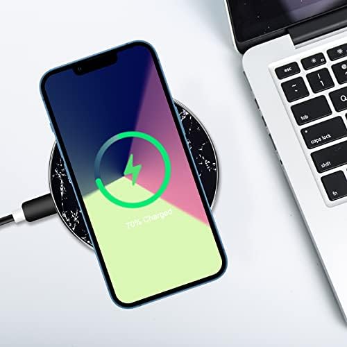 Omio Marble Wireless Fast Charging Pad – Luxurious Qi Charger for i Phone 16 Pro Max/15/14/13 & Galaxy Z Flip 6/Z Fold 6/S24 Ultra/S23 – Ultra-Fast Power Delivery with Sophisticated Marble Finish, Universal Compatibility for All Qi-Enabled Devices – Elevate Your Charging Experience Today