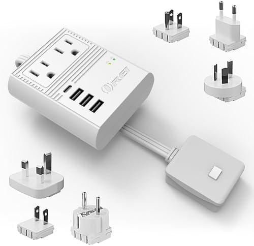 OREI 12-Pack USA to Europe Type E/F Schuko Plug Adapter – Essential Travel Converter for Effortless Device Charging in Germany & France – CE Certified, Compact Power Solution for Mobile Laptops, Phones & Camera Chargers – Ultimate Travel Connectivity Tool for Global Wanderers
