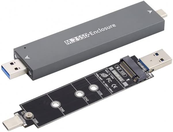 High-Speed xiwai USB 3.0 to NVMe M-Key M.2 NGFF SATA SSD External Converter Adapter with RTL9210 B Chipset – Ultimate Data Transfer Solution for On-the-Go Storage Expansion