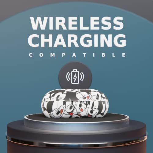 Discover the Magic of Mickey Mouse with Wireless Bluetooth Earbuds – Premium Sound Quality, Ergonomic Design, and 30 Hours Playtime – Perfect for Disney Enthusiasts and Gift Giving – Universal Compatibility for All Devices Including Smartphones and Tablets