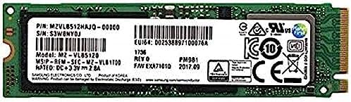 Samsung PM981 Polaris 512 GB M.2 NVMe SSD – Turbocharge Your Gaming and Professional Performance with Lightning-Fast PCIe Gen3 x4 Speed, Seamless Installation, and Enhanced Compatibility for All Devices