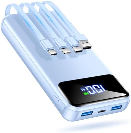Ultra-High Capacity 50000 m Ah Power Bank – Ultimate Portable Charger with 22.5 W Fast Charging & Built-In Cables for Multi-Device Use – Perfect for Camping, Travel, and Outdoor Adventures – Lightweight, Reliable, and Compatible with i Phone, Samsung Galaxy, Google Pixel & More – Advanced Safety Features with 10,000 Bend-Resistant Cables for Unmatched Durability – Charge Up to 6 Devices Simultaneously with USB-C Two-Way Charging and LED Display for Power Monitoring – Ideal for Outdoor Enthusiasts and Frequent Travelers Seeking Convenience and Safety – Enjoy 365 Days Replacement Guarantee & 24/7 Customer Support for Peace of Mind Ultra-High Capacity 50000 m Ah Power Bank – Ultimate Portable Charger with 22.5 W Fast Charging & Built-In Cables for Multi-Device Use – Perfect for Camping, Travel, and Outdoor Adventures – Lightweight, Reliable, and Compatible with i Phone, Samsung Galaxy, Google Pixel & More – Advanced Safety Features with 10,000 Bend-Resistant Cables for Unmatched Durability – Charge Up to 6 Devices Simultaneously with USB-C Two-Way Charging and LED Display for Power Monitoring – Ideal for Outdoor Enthusiasts and Frequent Travelers Seeking Convenience and Safety – Enjoy 365 Days Replacement Guarantee & 24/7 Customer Support for Peace of Mind