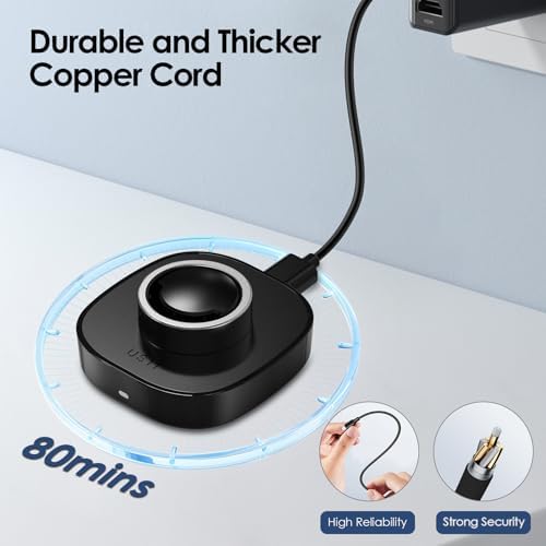 Oura Ring Gen3 Compatible Fast Charging Dock – Size 8 USB-C Station for Optimal Smart Ring Performance – Rapid Power Boost and Sleek Design for Wellness Tracking Convenience