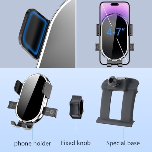 Mazda 3 Custom Dashboard Phone Holder (2014-2018) – Premium Auto Phone Mount for Enhanced Navigation & Hands-Free Safety – Sleek Mobile Cradle with 360° Rotation & Easy Installation – Perfect Mazda 3 Accessory for All Smartphone Sizes