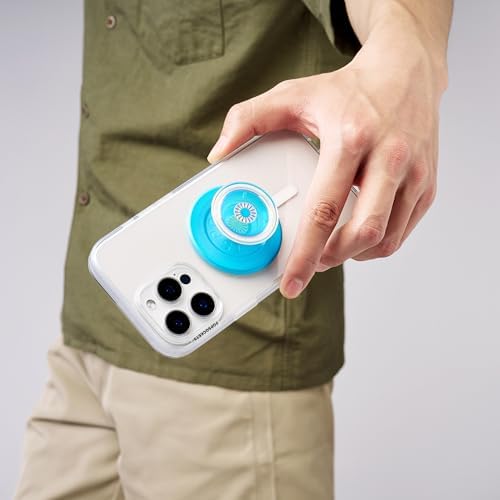 Mag Safe Pop Grip and Stand – Premium Magnetic Phone Accessory for i Phone – Customizable and Swappable Design for Optimal Grip and Hands-Free Convenience – Compatible with Wireless Charging, Elegant Black Finish for Enhanced Mobile Experience