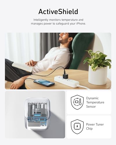 Anker 20 W USB-C Charger Block – Ultra-Compact Fast Charging Solution with Power IQ 3.0 for i Phone 16/15, Galaxy, Pixel 4/3, and i Pad – Versatile, Reliable, and Travel-Friendly Power Adapter for Rapid Device Charging (Cable Not Included)