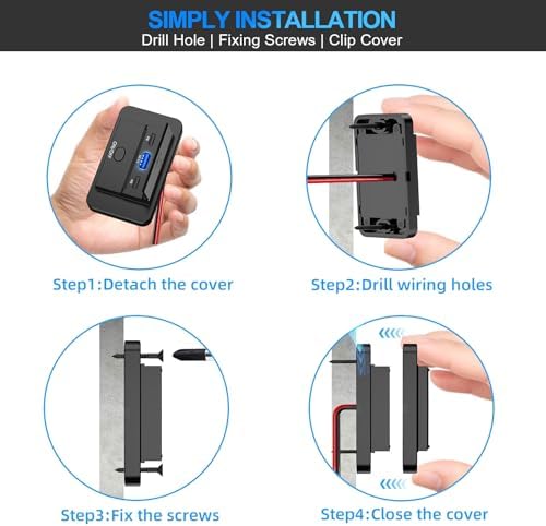 3-Port 12 V RV USB Charging Station – 2 PCS Dual PD3.0 & QC3.0 Quick Charge Adapter for Enhanced Automotive Power Supply – Ideal for RVs, Boats, Motorcycles & Trucks – Fast, Reliable, and Wall-Mountable Solution for All Your Devices