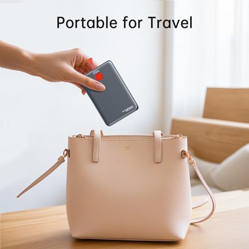 Ultra-Slim Magnetic Power Bank 5000 m Ah – PD 20 W Fast Charging Portable Charger with Built-in USB-C Cable for i Phone 15/16 & Samsung Android – Compact Travel Battery Pack for Effortless Power On-the-Go