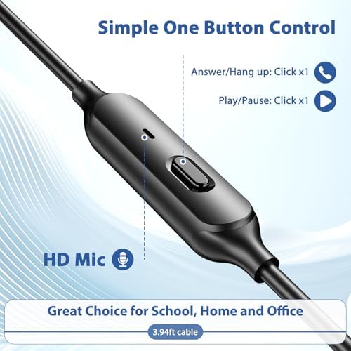 Experience Unmatched Audio Clarity with APETOO Wired Earbuds – Advanced Noise Isolation In-Ear Headphones for Seamless Compatibility with All Devices Including Laptops, Smartphones, and Gaming Consoles – Exceptional Sound Quality with Built-In Microphone for Effortless Communication – Ergonomically Designed for All-Day Comfort and Durability – Ideal for Students, Gamers, and Professionals – Universal 3.5 mm Jack for Instant Connectivity and Versatile Use