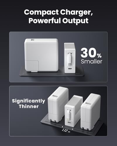 Revolutionary 40 W Fast Charging Portable USB Phone Charger Block with Retractable 31.5-inch Lightning Cable – Compact Wall Adapter with USB-C Port and Foldable Plug for i Phone 14/13/12, Perfect for Travel and Everyday Use