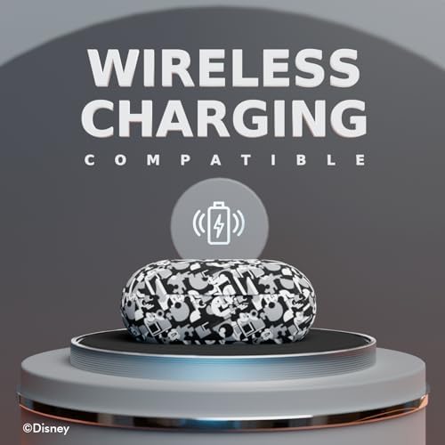 Discover the Magic of Mickey Mouse with Wireless Bluetooth Earbuds – Premium Sound Quality, Ergonomic Design, and 30 Hours Playtime – Perfect for Disney Enthusiasts and Gift Giving – Universal Compatibility for All Devices Including Smartphones and Tablets