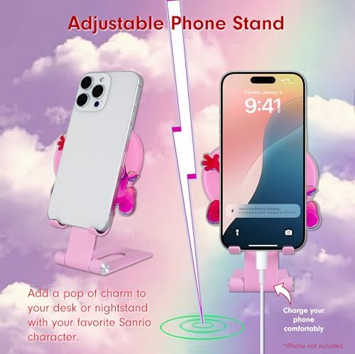 Sonix x Sanrio Character Phone Stand | Adjustable Cell Phone Holder, Desk Stand, Dock | Hello Kitty Classic – Enhanced Compatibility and Speed