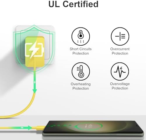 Experience Unmatched Charging Power with the 45 W USB-C Fast Charger & 10 FT Cable – Perfect for i Phone 16/15 and Samsung Galaxy Devices, Offering Superior Durability and Universal Compatibility for All Your Charging Needs.