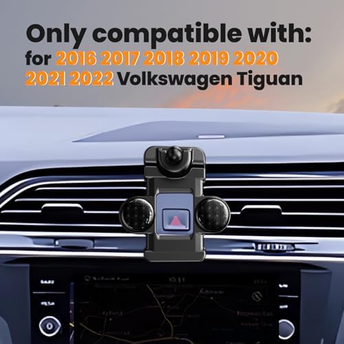 ELOHEI Custom Phone Mount for Volkswagen Golf 8 MK8 R GTI (2020-2024) – Ultimate Car Phone Holder for Enhanced Driving Experience, Quick-Release Design, 360-Degree Rotation, and Exceptional Compatibility with All Smartphone Sizes – Essential VW Golf Accessory for Navigation and Hands-Free Use
