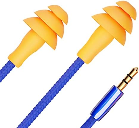 Cuzabe Professional Noise-Isolating Earplug Headphones – Ergonomic Wired In-Ear Earbuds for Construction, Motorcycle Riding & High-Performance Audio | Durable, Waterproof Design for Enhanced Focus & Comfort in Noisy Environments