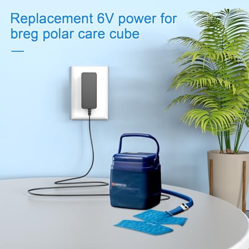 Versatile 6 V 1 A AC-DC Power Adapter with 5 Multi-DC Connectors – Perfectly Compatible with Breg Polar Care Cube & HON-Kwang HK Series – Global Input Voltage Range of 100 V to 240 V – Lightweight, Robust Design for Reliable Daily Performance and Adaptability