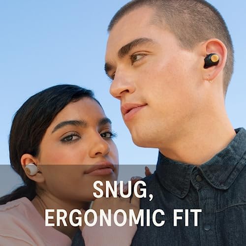 House of Marley Champion 2 True Wireless Earbuds – Eco-Friendly Bluetooth Earbuds with 35 Hours Playtime, Built-in Microphone, and Sustainable Materials in Cream – Perfect for Music Lovers and Environmentally Conscious Consumers