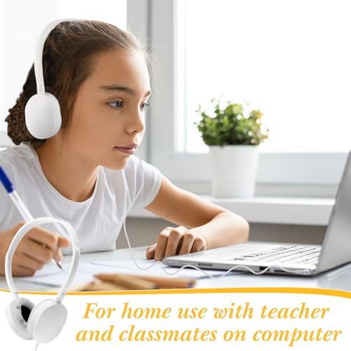 Elevate Classroom Engagement with Konohan Kids Headphones – Bulk 18-Pack Adjustable Wired Earphones for Students, Teens, and Adults, Offering Universal 3.5 mm Compatibility and Superior Sound Quality – Durable and Comfortable for All Learning Environments