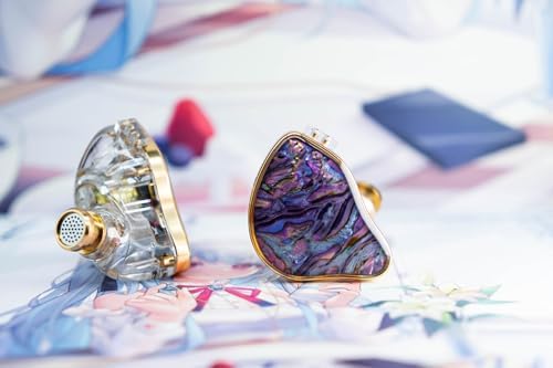 DB2 IEM Hybrid Earphones – Premium 1 BA & 1 DD In-Ear Monitors for Ultimate Sound Experience, Perfect for Gamers, Audiophiles, and Musicians – Stylish Purple Finish with Detachable 2-Pin Cable & 3.5 mm Connection for Enhanced Comfort and Performance