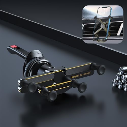 Revolutionize Your Driving Experience with the OATSBASF 360° Rotatable Car Vent Phone and Tablet Mount – Ultimate Compatibility for Samsung Galaxy Z Fold Series, Google Pixel 9 Pro, and i Phone 16, 15, 14 – Effortless Installation, Stylish Design, and Enhanced Safety for Hands-Free Navigation and Connectivity