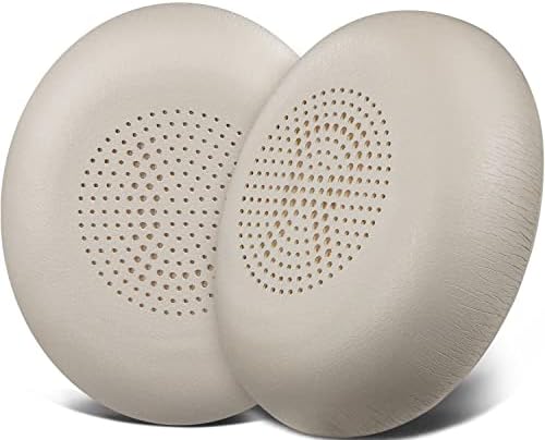 Premium SOULWIT Replacement Earpads for Jabra Evolve2 65 & 40 – Ultra-Comfort Protein Leather Cushions for Enhanced Sound Isolation and Longevity – Effortless Installation in Sleek Black Finish – Perfect On-Ear Headset Upgrade for Extended Listening and Productivity
