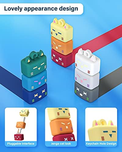 Charming Jenna Cat Design USB Type C Flash Drive – 2 in 1 OTG Dual USB 3.0 Memory Stick, Waterproof & Compact – High-Speed Data Transfer with Enhanced Device Compatibility for All Ages