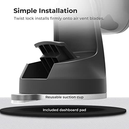 i Ottie i Tap 3 Magnetic Dashboard Smartphone Holder – Universal Car Mount for i Phone & Android with Mag Safe Support, Effortless One-Hand Operation, Quick Adhesive Setup for Secure and Safe Driving