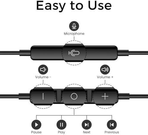 Lightning Connector Earphones for i Phone – MFi Certified Wired Earbuds with High-Fidelity Audio, Microphone, and Volume Control for Crystal-Clear Calls – Compatible with i Phone 13/12/11 Pro Max/Xs Max/XR/X/7/8 Plus – Ultimate Comfort and Durability for Everyday Use