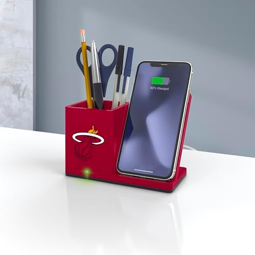 SOAR Smart Wireless Charger & Stylish Desktop Organizer – Fast 10 W Charging for Qi-Enabled Devices, Clutter-Free Workspace Solution with Built-in Storage and Safety Features
