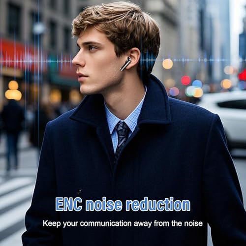 Niderson Bluetooth 5.3 Wireless Earbuds – Premium Noise Cancelling Technology with Deep Stereo Bass for Ultimate Audio Experience – Ergonomic Fit for Extended Comfort with Compact Charging Case – Perfect for Music Lovers and Daily Commuters