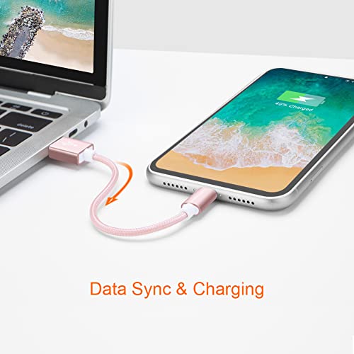 Compact 15 cm MFi Certified Lightning Charging Cable for i Phone & i Pad – Fast Charge Compatibility with i Phone 14/14 Pro Max/13/12/12 Pro/11/X/XR/8/8 Plus/7/6 S/6/SE – Durable & Travel-Friendly USB to Lightning Cable for On-the-Go Power Solutions – Premium Quality Design for Enhanced Performance and Reliability