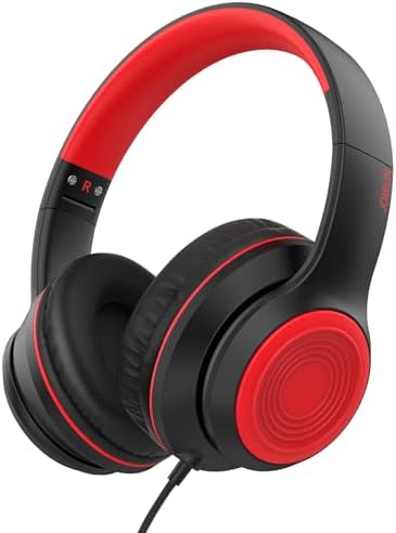 Vibrant Purple A8 Over-Ear Headphones – Lightweight, Portable Design with High-Definition Mic for Seamless Hands-Free Calls – Immerse Yourself in Hi-Fi Stereo Sound with Tangle-Free 1.5 m Cable, Perfect for Travel and Daily Use on Smartphones, Tablets, and Laptops – Unmatched Comfort for All-Day Listening