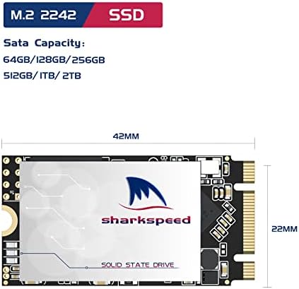 Upgrade Your System with the SHARKSPEED Plus 512 GB M.2 SSD – Lightning-Fast SATA III Solid State Drive for Enhanced Gaming and Multitasking, Featuring 3 D NAND Technology for Unmatched Reliability and Performance, Effortless Integration with M.2 2242 NGFF Interface, Experience Rapid Data Transfers and Smooth Computing Today!
